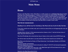 Tablet Screenshot of mainmenu.acbradio.org
